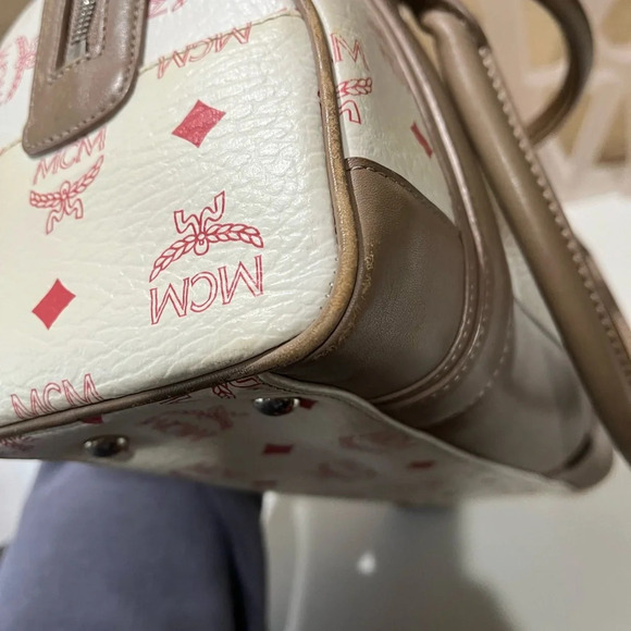 MCM WHITE VISETOS HANDBAG - Picture 12 of 16